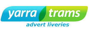 Yarra Trams advert trams beginning with P